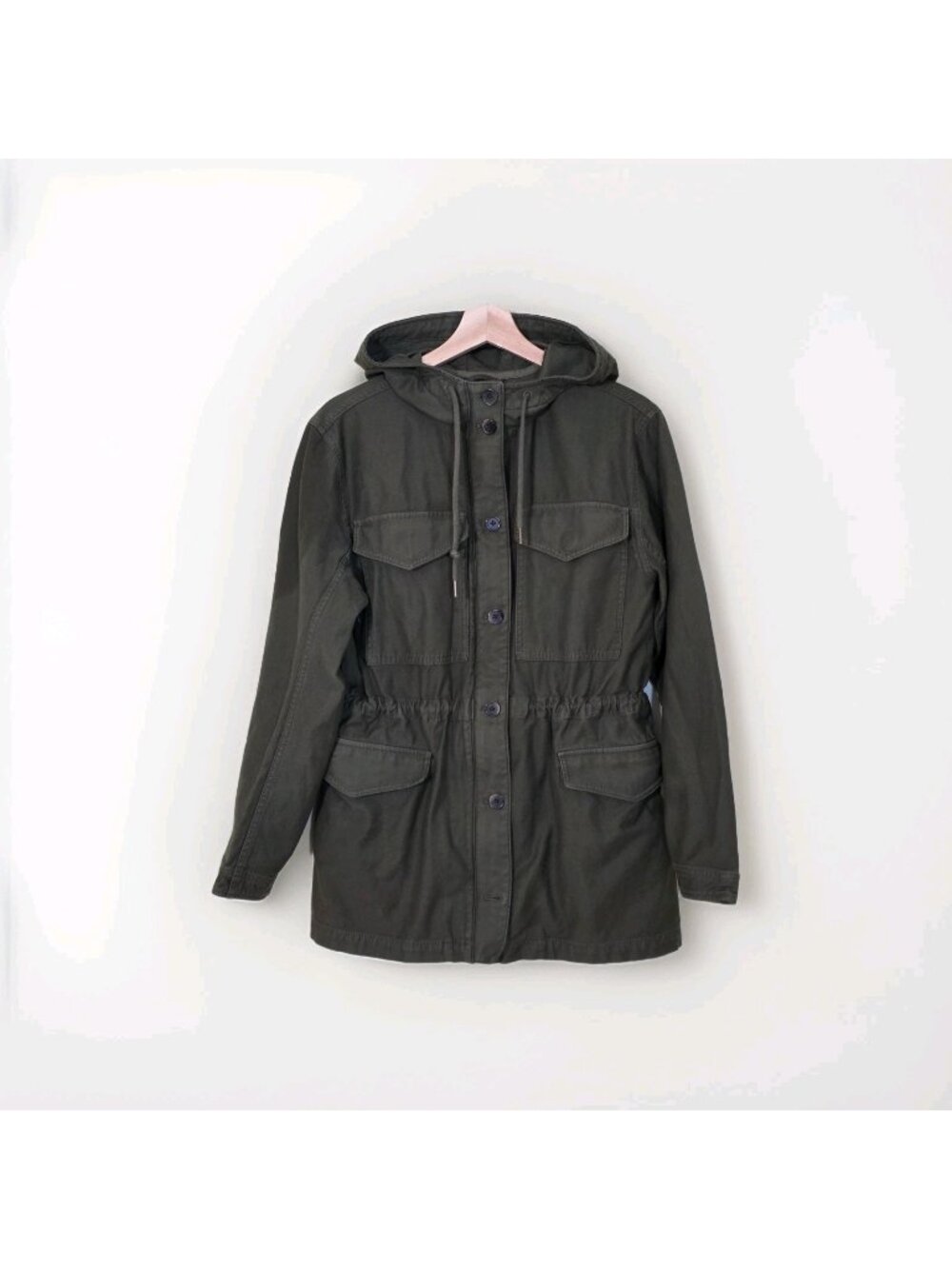 Aritzia Sunday Best Utility Ranger Jacket S Military Green Buttons Cotton Edgy
